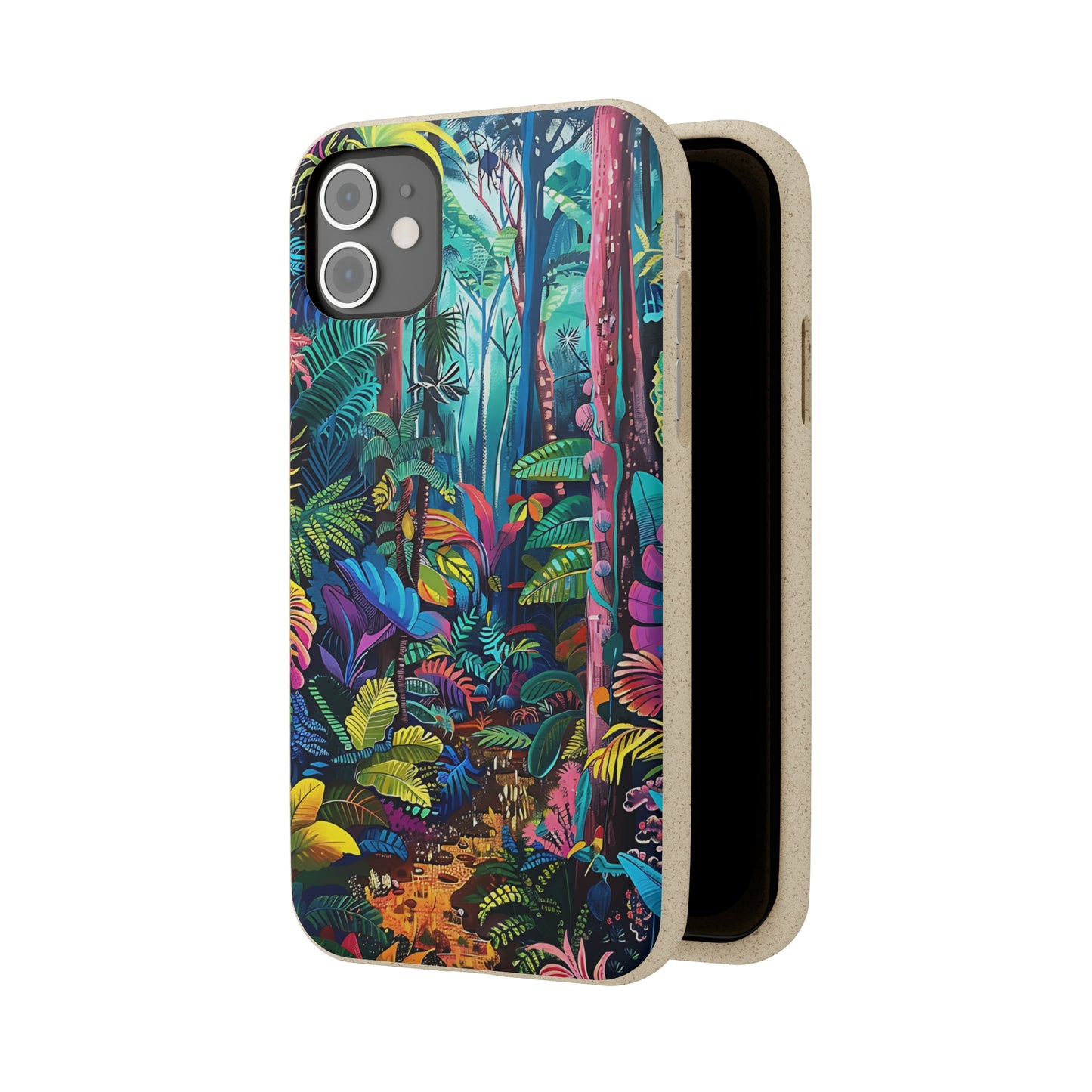 Colourful Rain Forest Biodegradable Phone Case | iPhone / Samsung