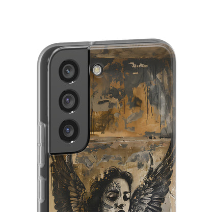 Vhils inspired Gothic Woman Phone Case