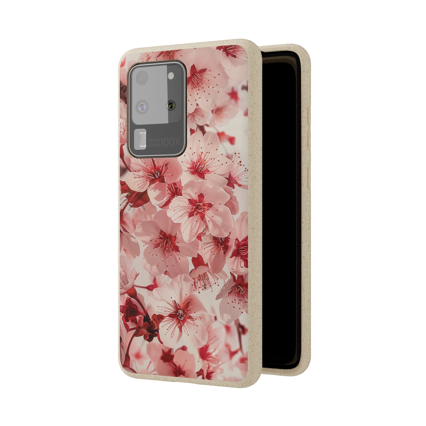 Pink Flowers Biodegradable Phone Case | iPhone / Samsung