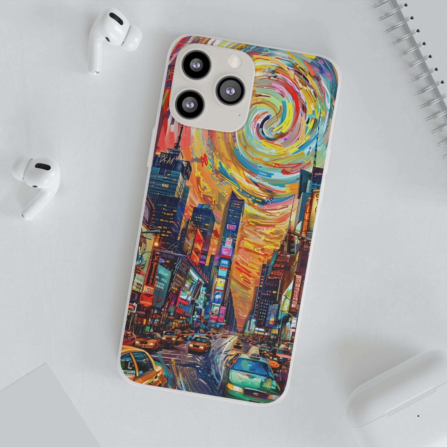 Van Gogh inspired City scene | iPhone/Samsung | Slimline Phone Case