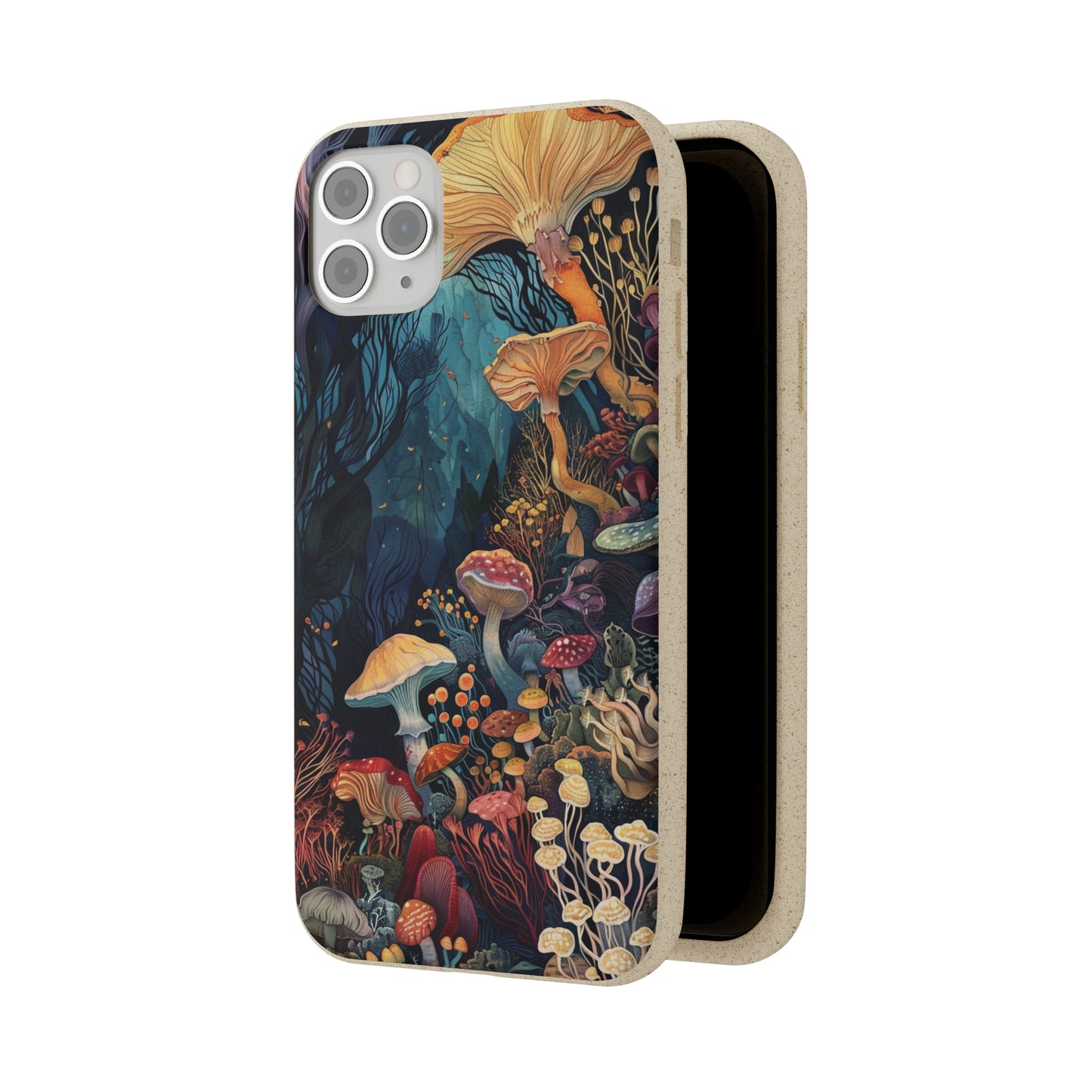 Mushroom Forest Biodegradable Phone Case | iPhone / Samsung