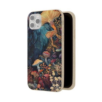 Mushroom Forest Biodegradable Phone Case | iPhone / Samsung