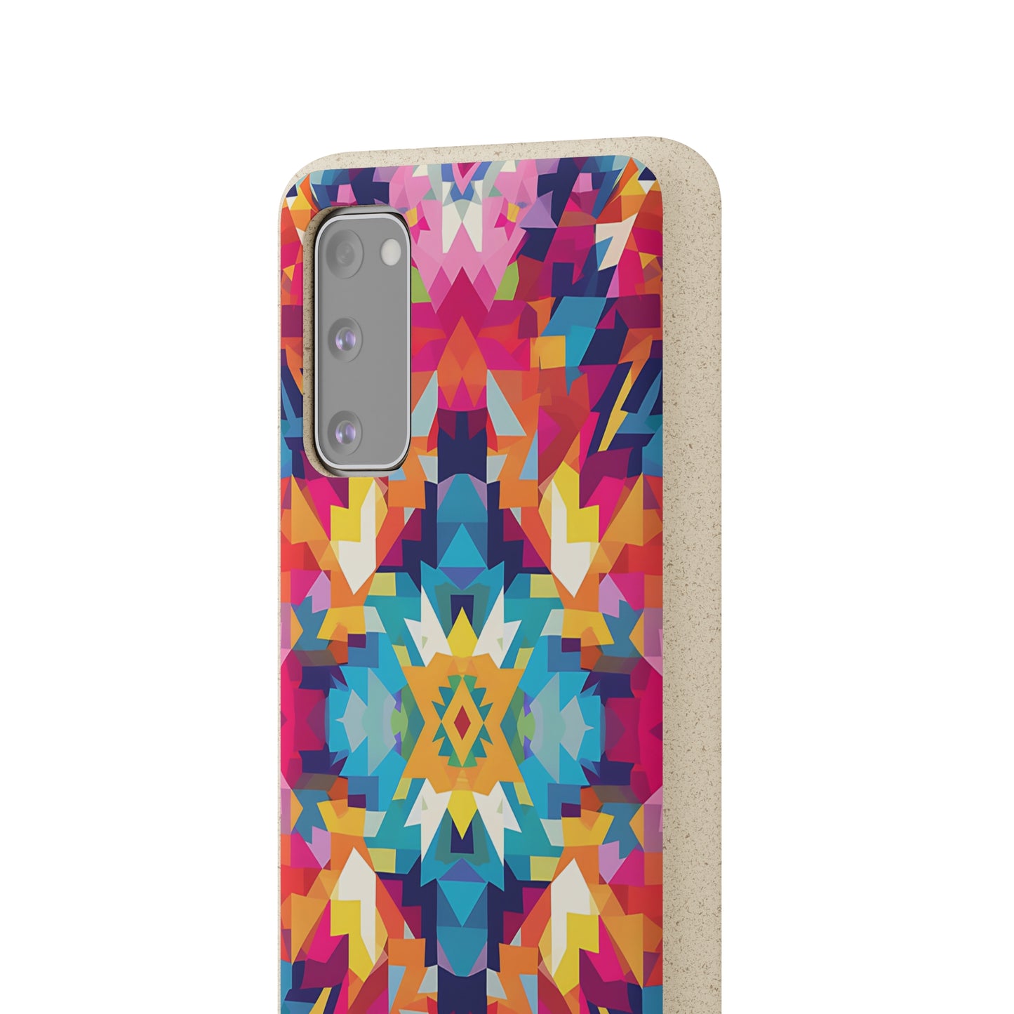 Bold, colourful pattern Biodegradable Phone Case | iPhone / Samsung