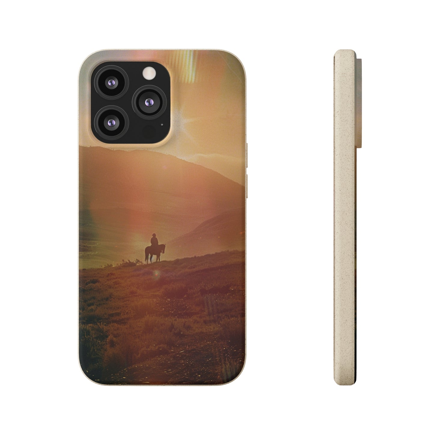 Horse rider cinematic Biodegradable Phone Case | iPhone / Samsung