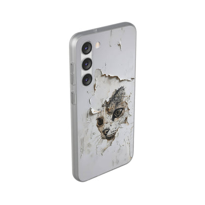 Vhils inspired Cat Phone Case | iPhone / Samsung