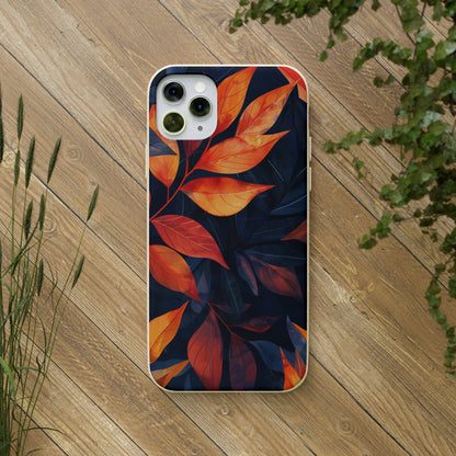 Autumnal Leaves Biodegradable Phone Case | iPhone / Samsung