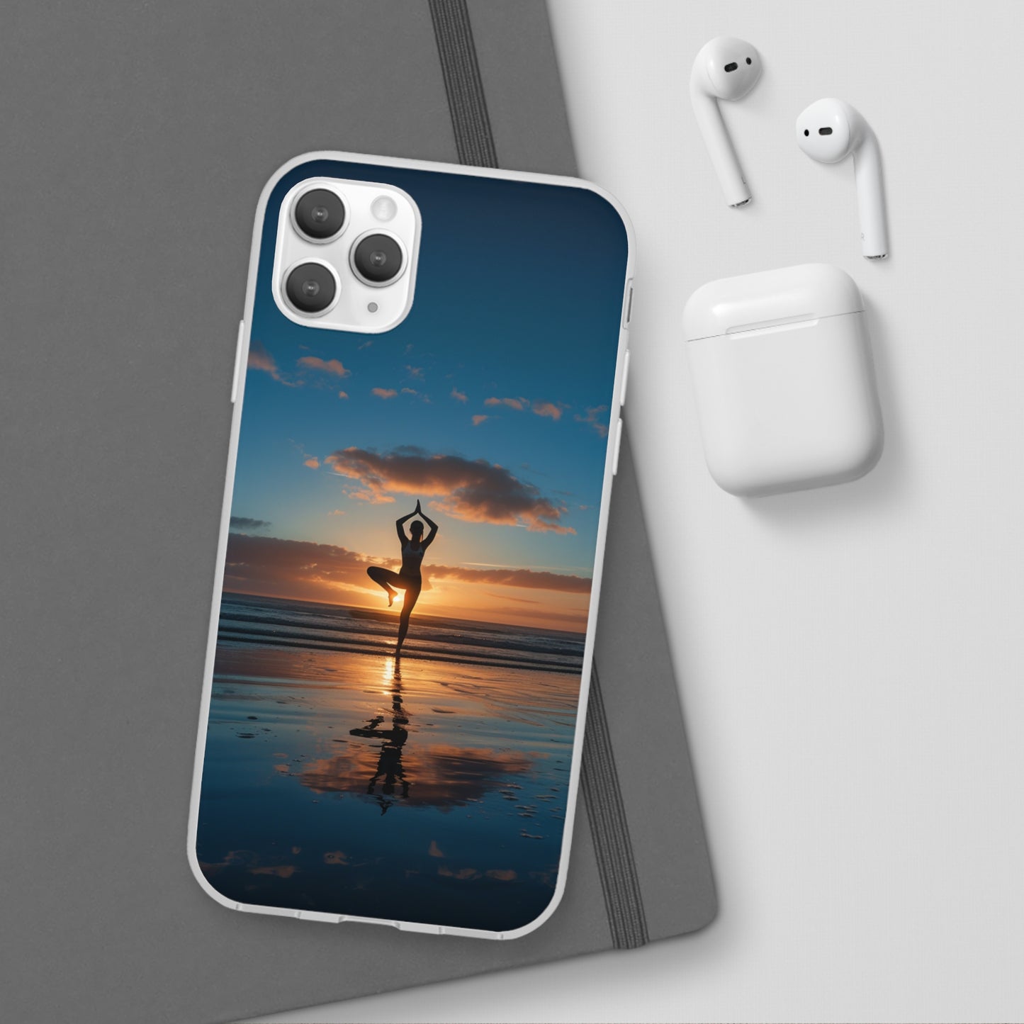 Yoga on the beach Phone Case | iPhone / Samsung