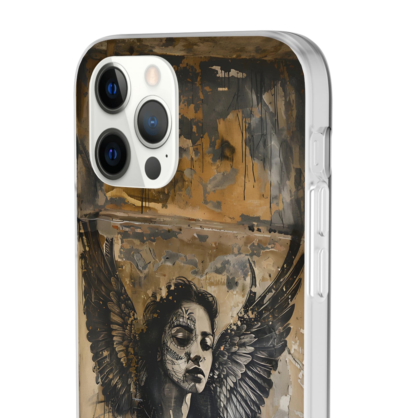 Vhils inspired Gothic Woman Phone Case