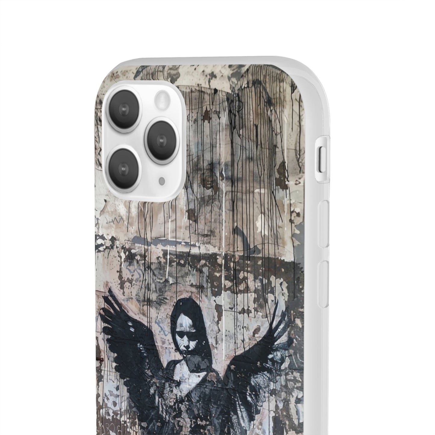 Vhils inspired Gothic Dark Angel Phone Case