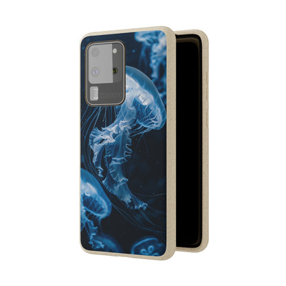 Deep Ocean Jellyfish Biodegradable Phone Case | iPhone / Samsung