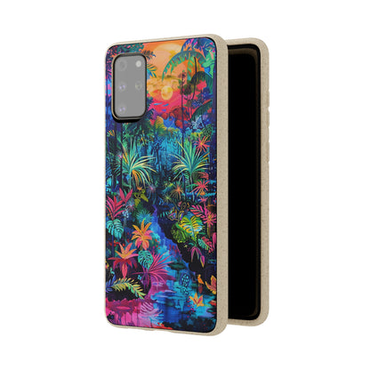 Colourful Rain Forest Biodegradable Phone Case | iPhone / Samsung