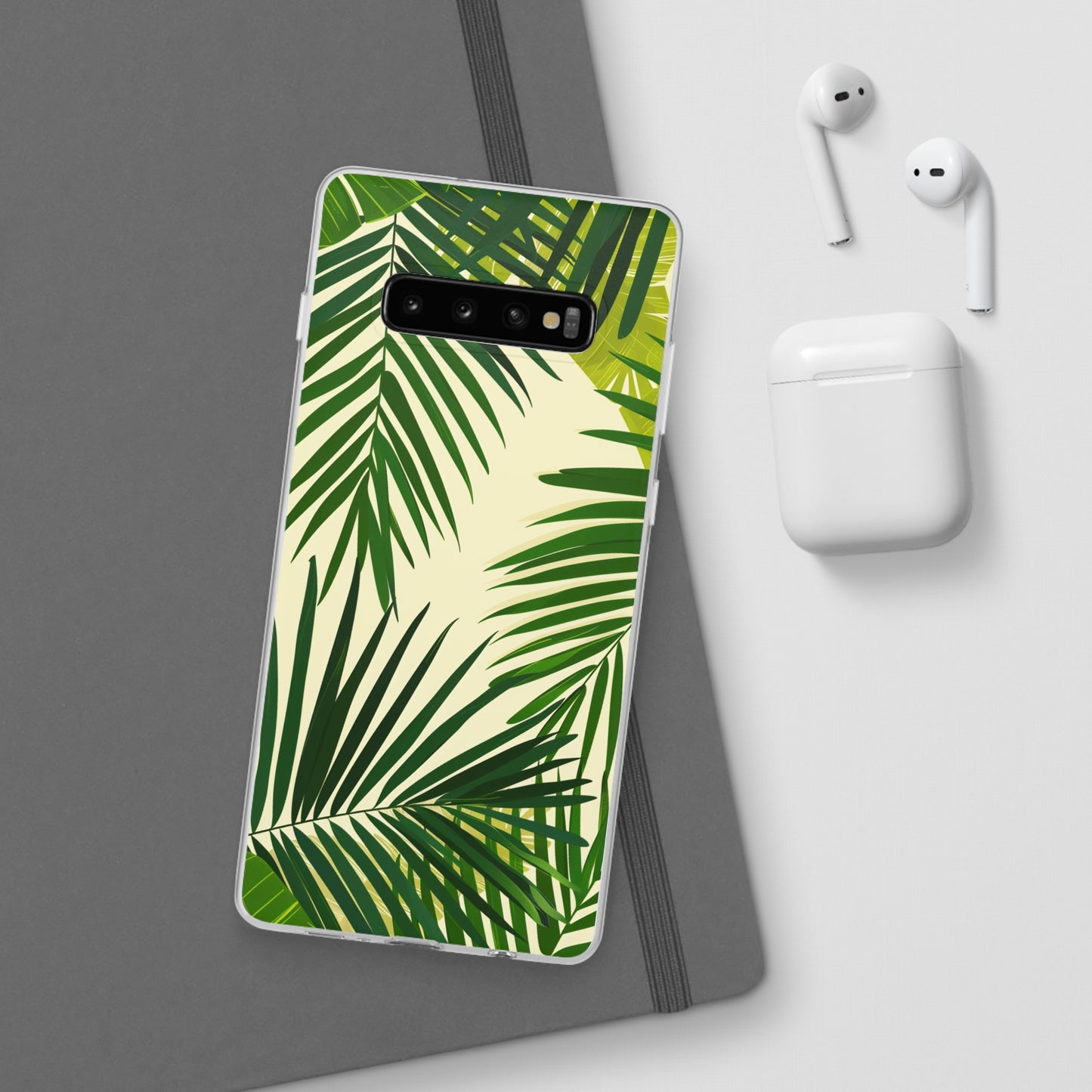 Green Leaves Pattern Phone Case | iPhone / Samsung