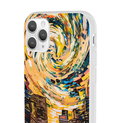 Van Gogh inspired City scene | iPhone/Samsung | Slimline Phone Case