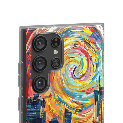 Van Gogh inspired City scene | iPhone/Samsung | Slimline Phone Case