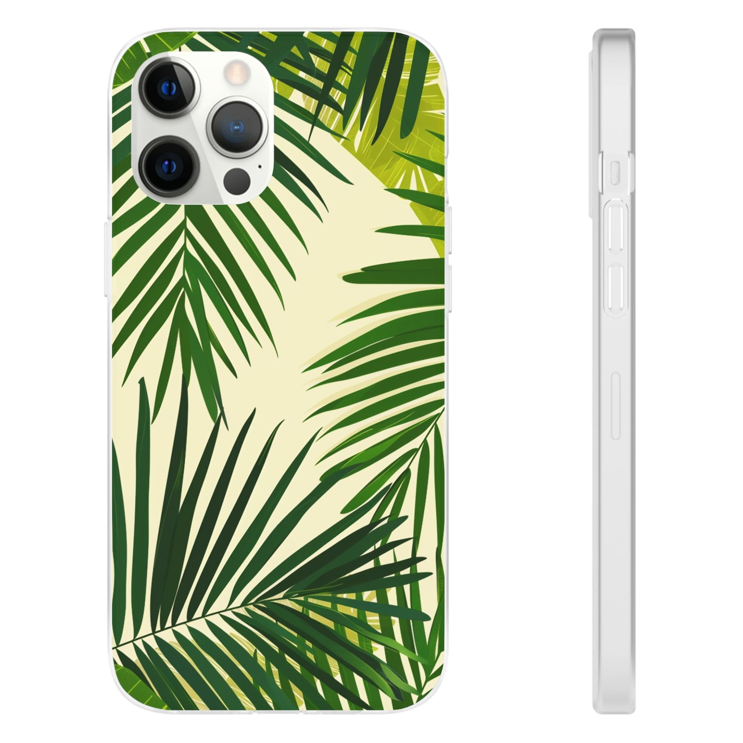 Green Leaves Pattern Phone Case | iPhone / Samsung