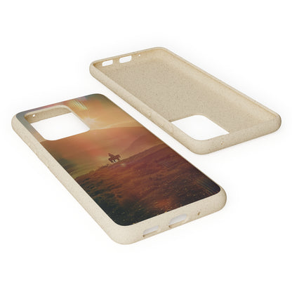 Horse rider cinematic Biodegradable Phone Case | iPhone / Samsung