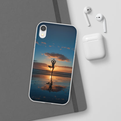 Yoga on the beach Phone Case | iPhone / Samsung