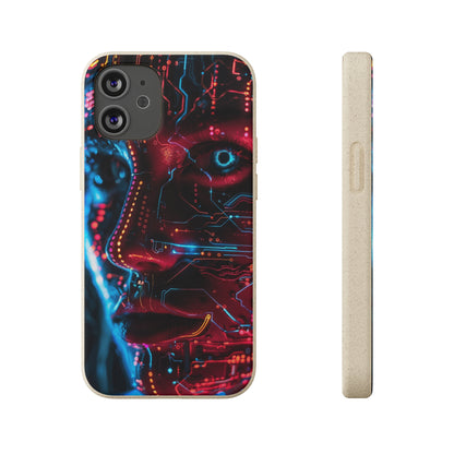 Cyberpunk woman Biodegradable Phone Case | iPhone / Samsung