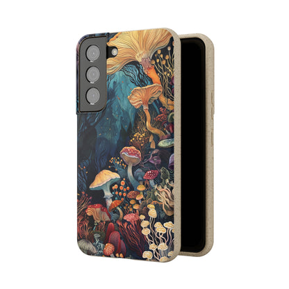 Mushroom Forest Biodegradable Phone Case | iPhone / Samsung