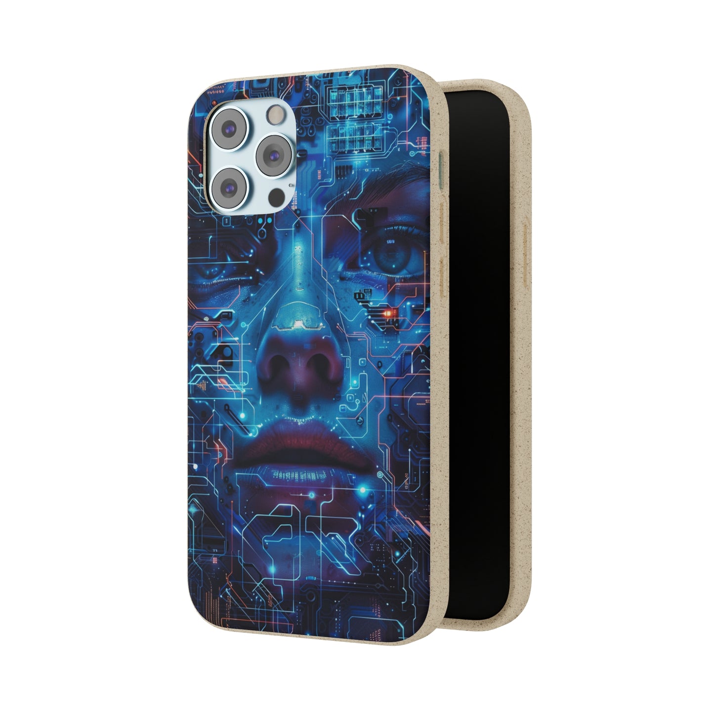 Cyberpunk woman Biodegradable Phone Case | iPhone / Samsung