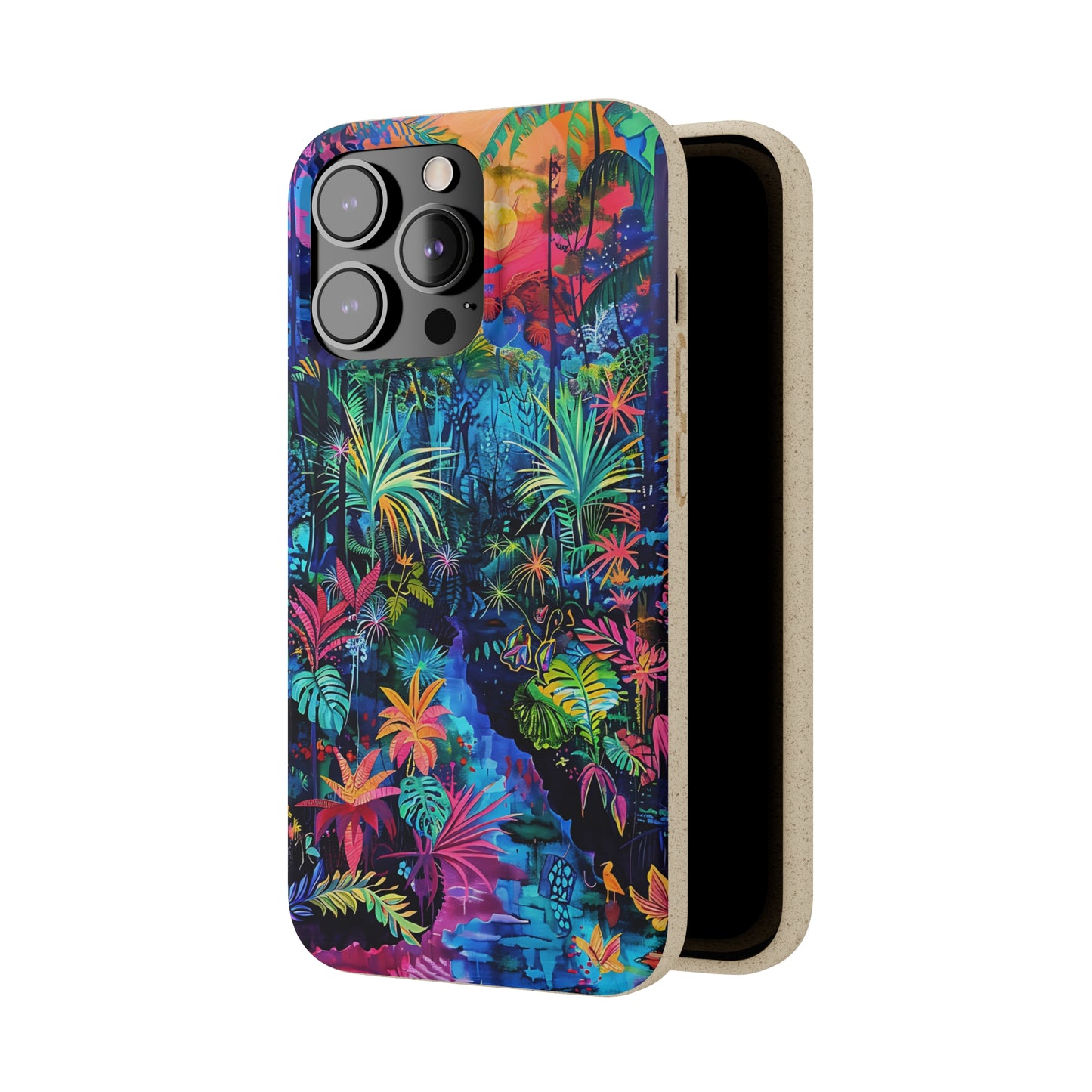 Colourful Rain Forest Biodegradable Phone Case | iPhone / Samsung