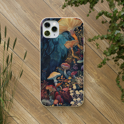 Mushroom Forest Biodegradable Phone Case | iPhone / Samsung