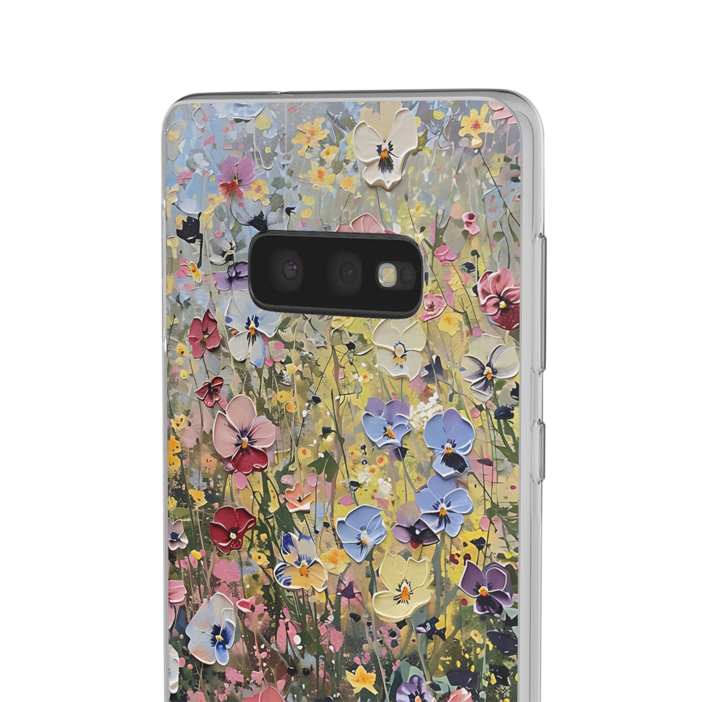 Damien Hirst Inspired Oil on Canvas Flowers | iPhone/Samsung | Slimline Phone Case