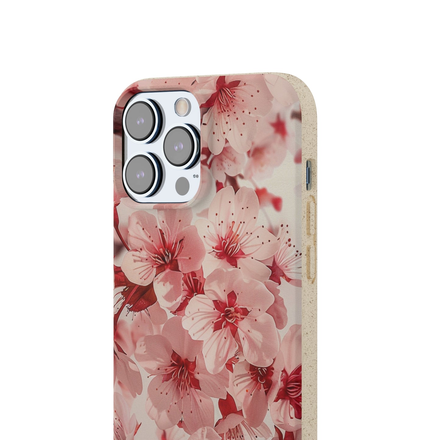 Pink Flowers Biodegradable Phone Case | iPhone / Samsung