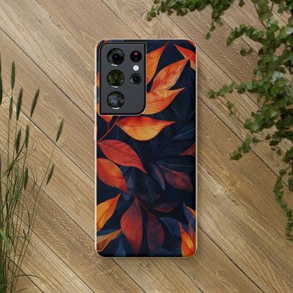 Autumnal Leaves Biodegradable Phone Case | iPhone / Samsung