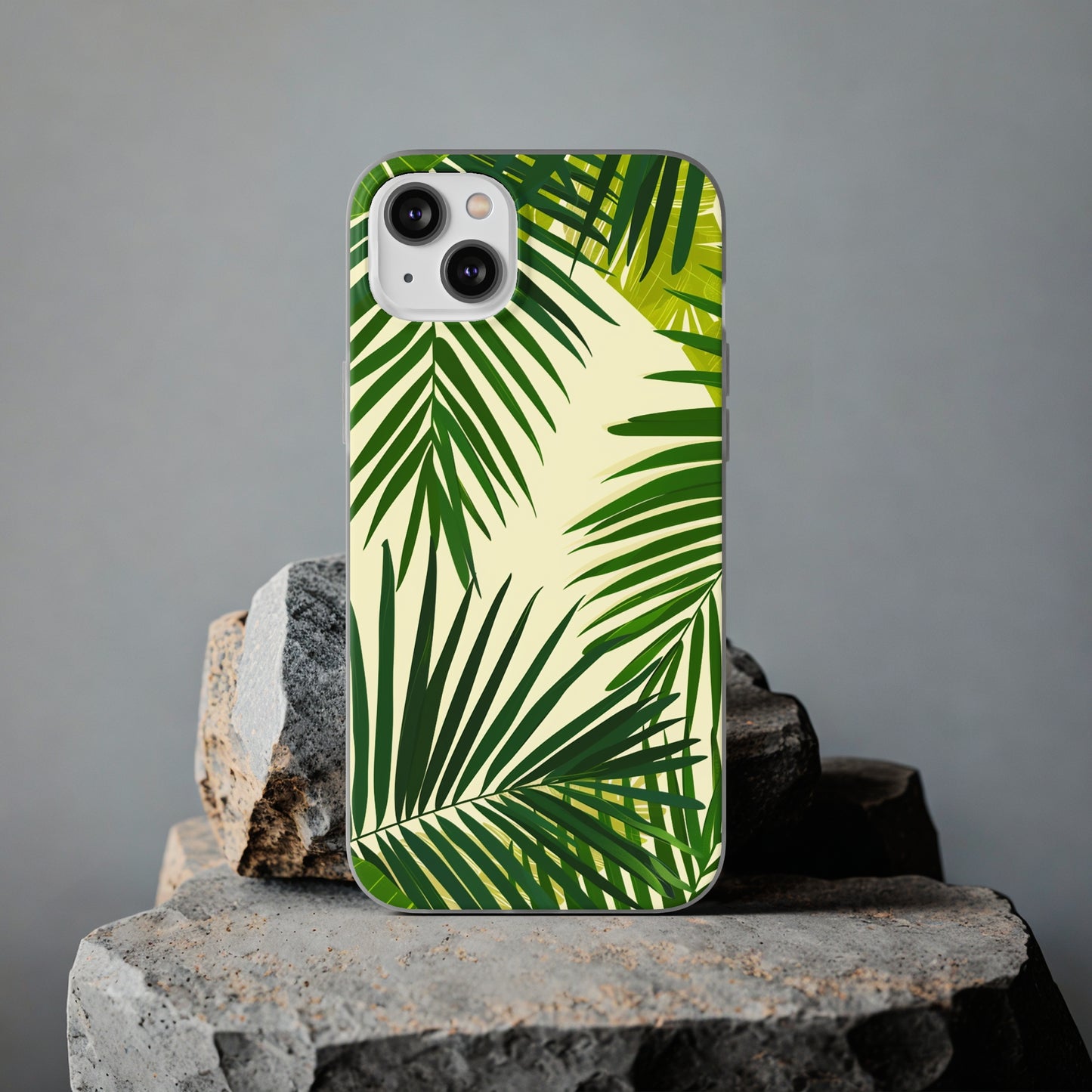 Green Leaves Pattern Phone Case | iPhone / Samsung