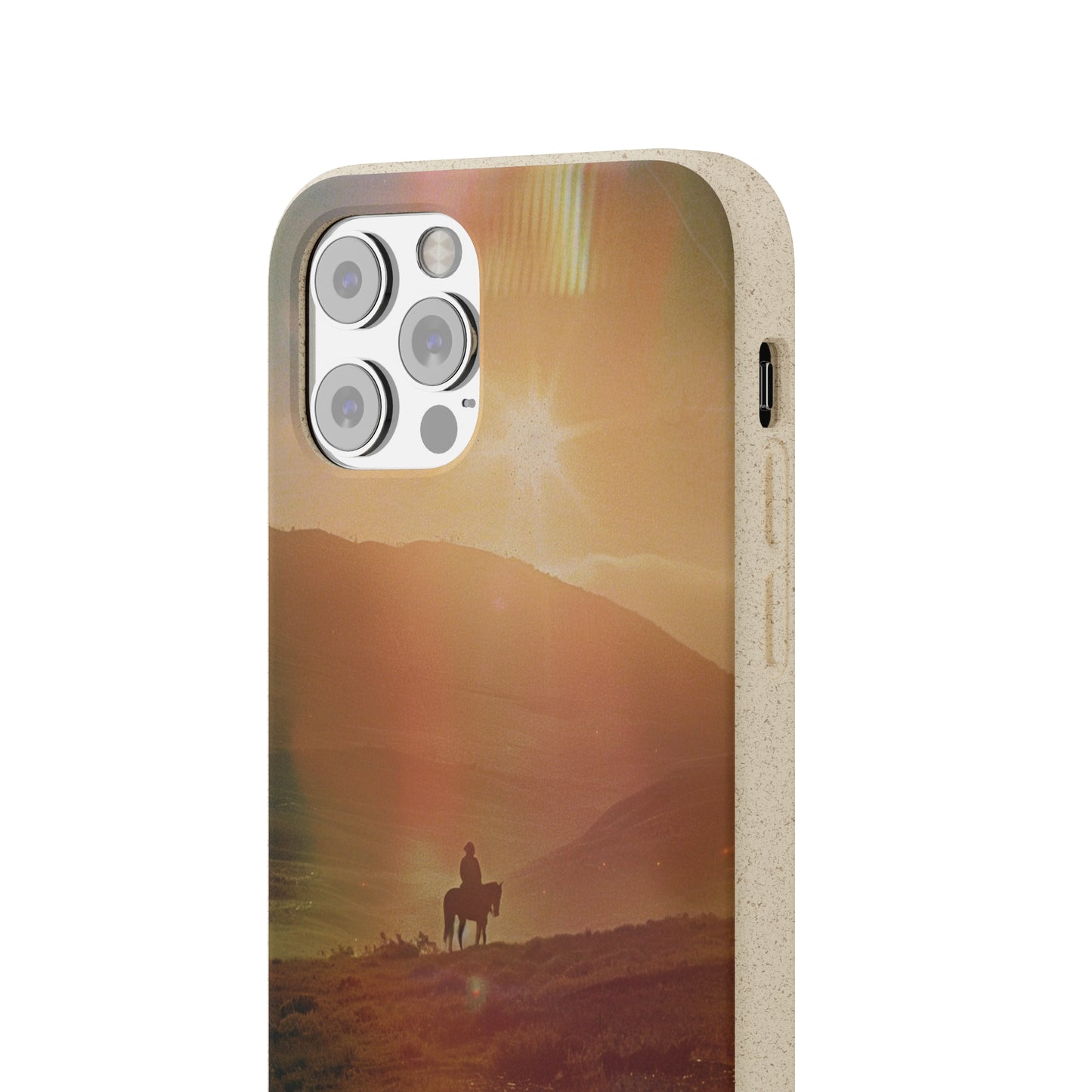 Horse rider cinematic Biodegradable Phone Case | iPhone / Samsung