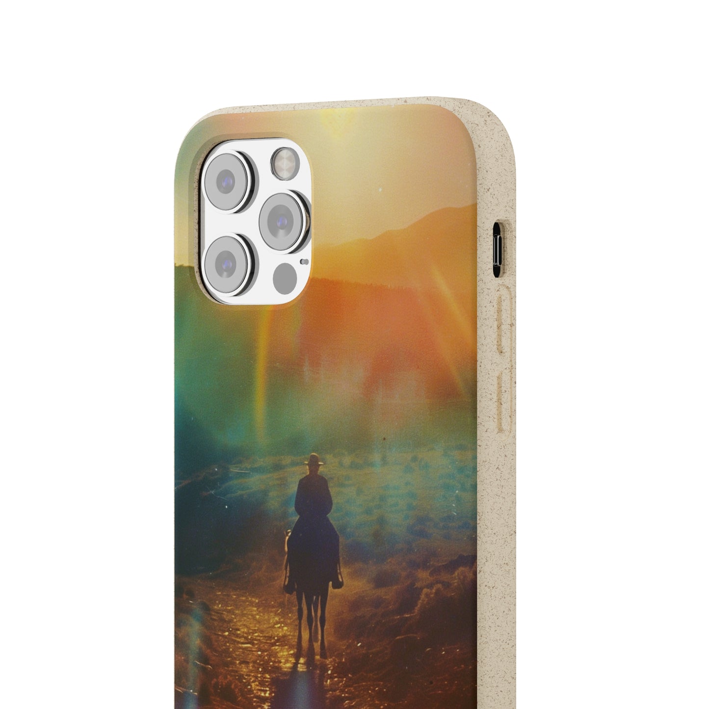 Horse rider cinematic Biodegradable Phone Case | iPhone / Samsung