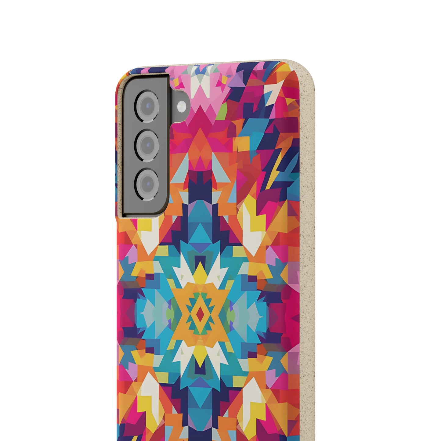 Bold, colourful pattern Biodegradable Phone Case | iPhone / Samsung