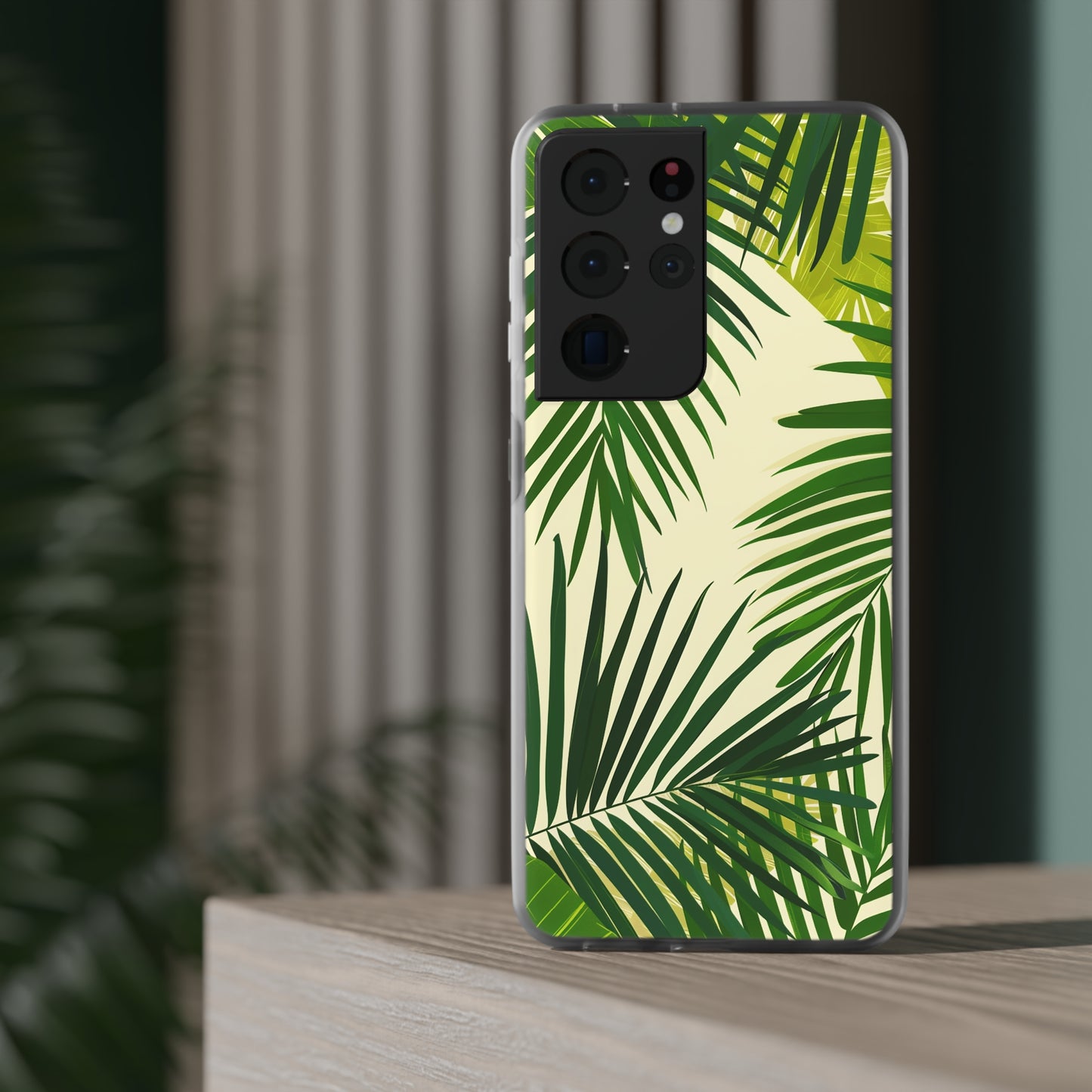 Green Leaves Pattern Phone Case | iPhone / Samsung