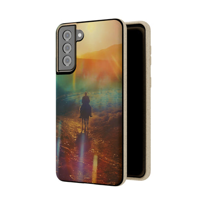 Horse rider cinematic Biodegradable Phone Case | iPhone / Samsung