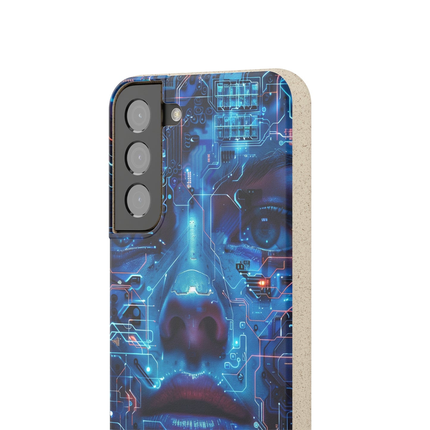 Cyberpunk woman Biodegradable Phone Case | iPhone / Samsung