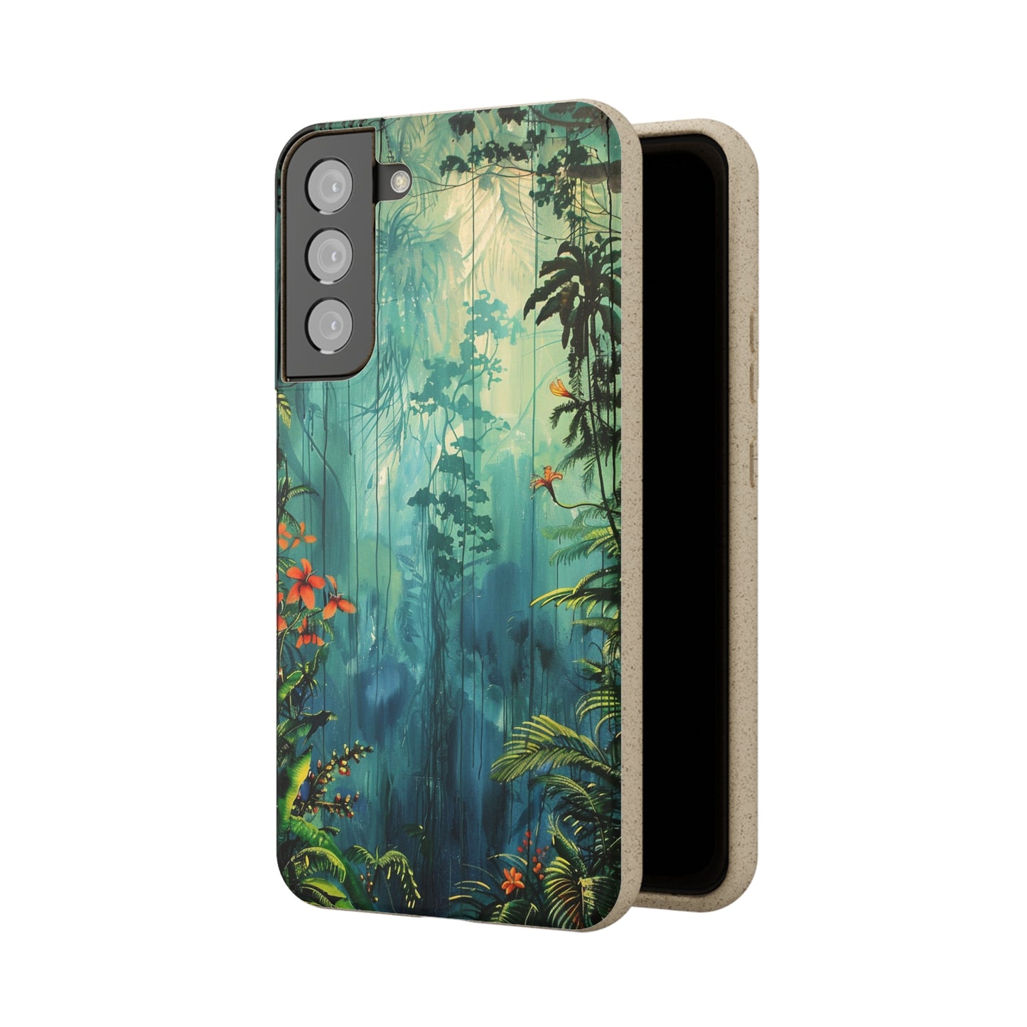 Rain Forest Clearing Scene Biodegradable Phone Case | iPhone / Samsung