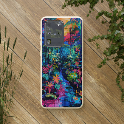 Colourful Rain Forest Biodegradable Phone Case | iPhone / Samsung