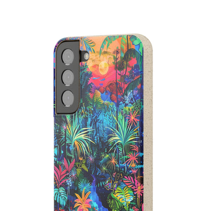 Colourful Rain Forest Biodegradable Phone Case | iPhone / Samsung