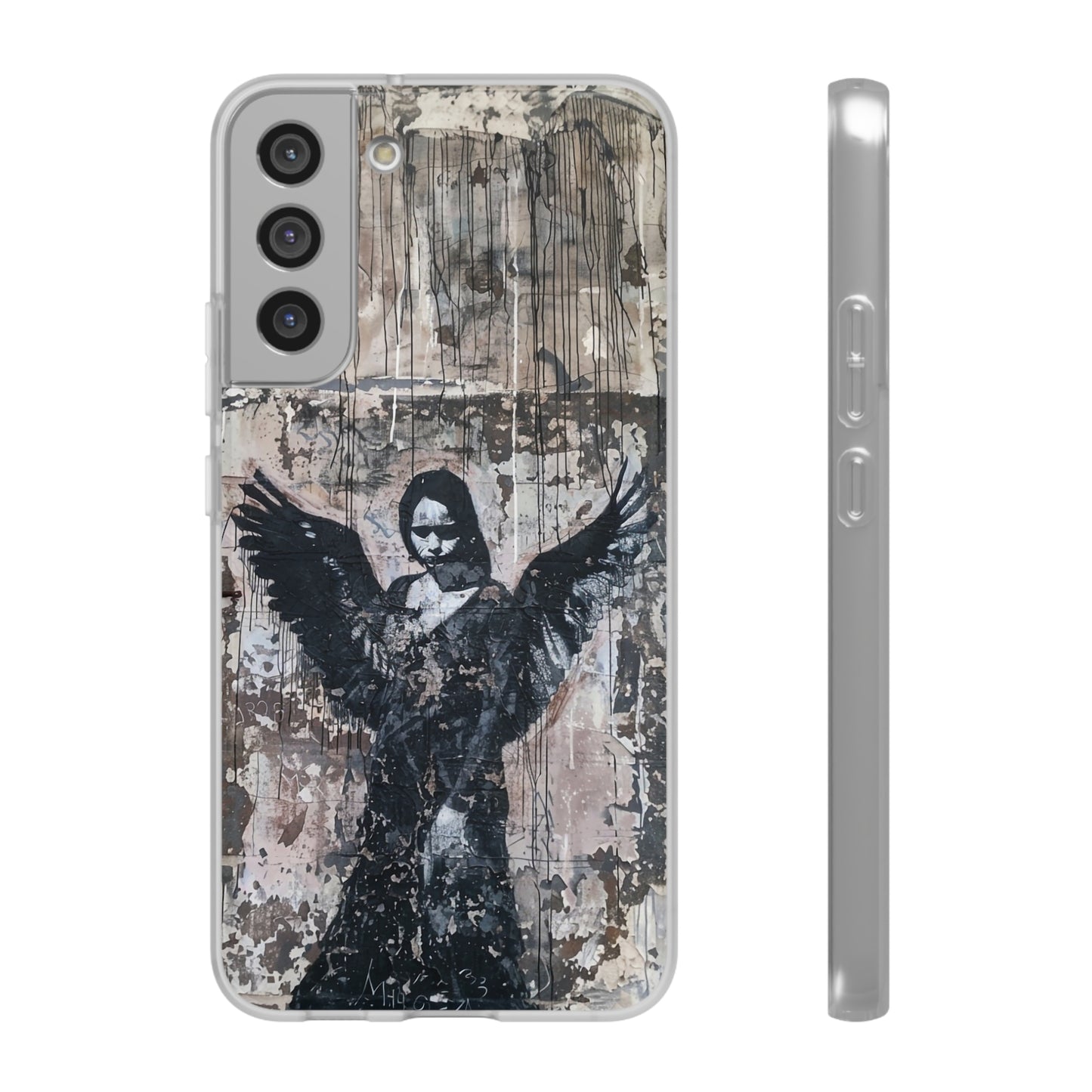 Vhils inspired Gothic Dark Angel Phone Case