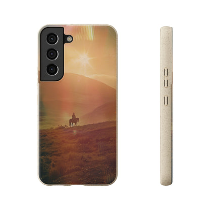 Horse rider cinematic Biodegradable Phone Case | iPhone / Samsung