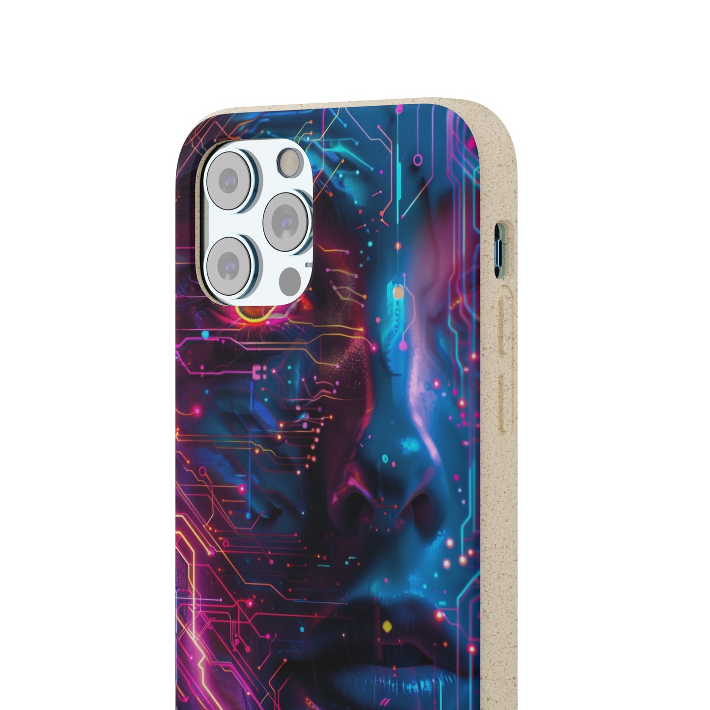 Cyberpunk woman Biodegradable Phone Case | iPhone / Samsung