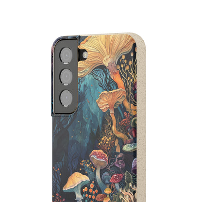 Mushroom Forest Biodegradable Phone Case | iPhone / Samsung