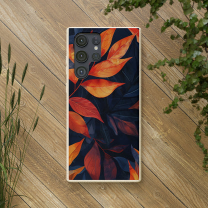 Autumnal Leaves Biodegradable Phone Case | iPhone / Samsung