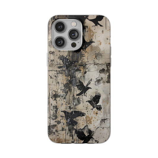 Vhils inspired birds Phone Case