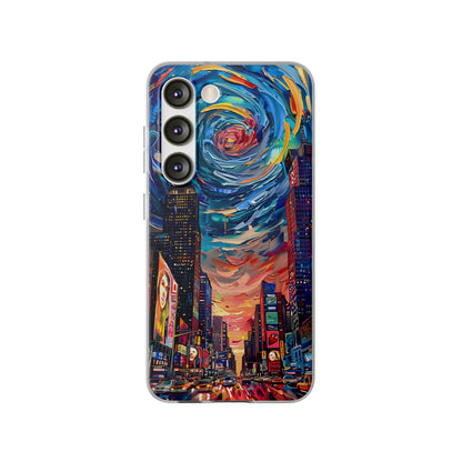 Van Gogh inspired City scene | iPhone/Samsung | Slimline Phone Case