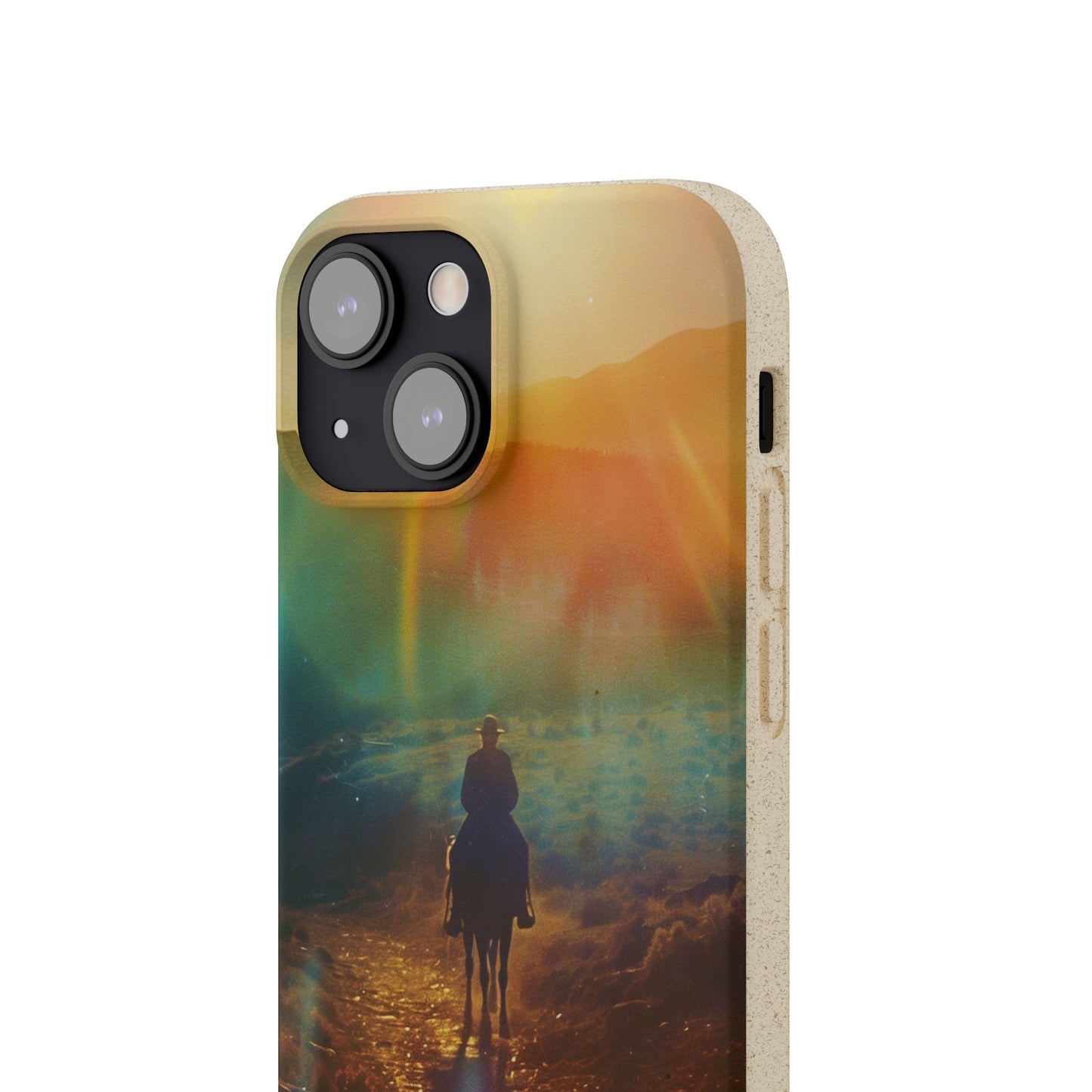 Horse rider cinematic Biodegradable Phone Case | iPhone / Samsung