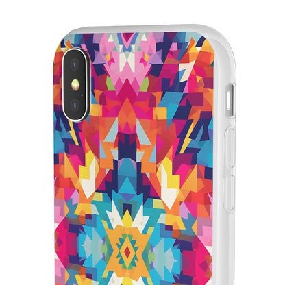 Maya Hayuk  inspired bold, colourful  pattern Phone Case