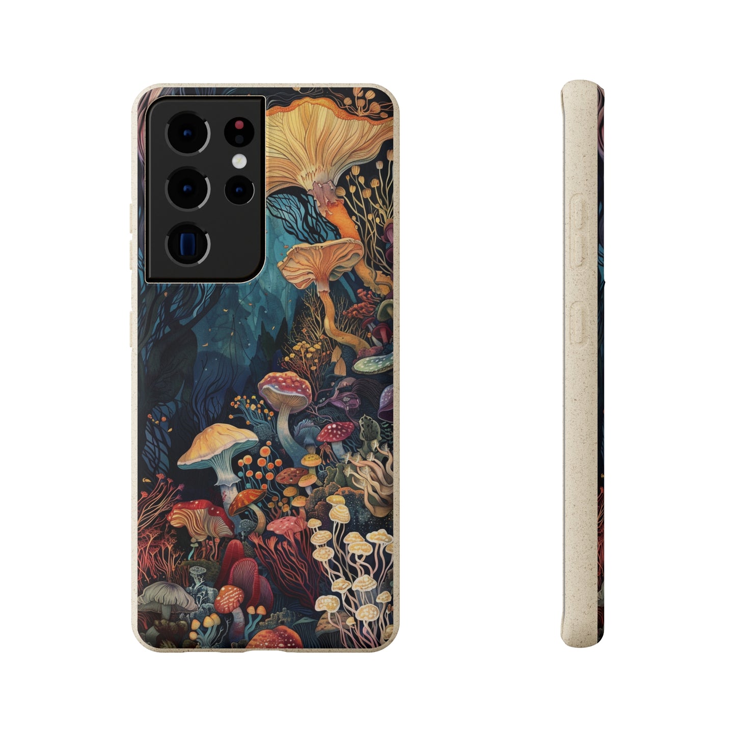 Mushroom Forest Biodegradable Phone Case | iPhone / Samsung