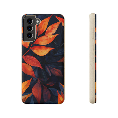 Autumnal Leaves Biodegradable Phone Case | iPhone / Samsung